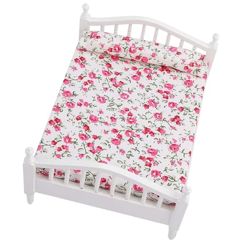 Wedhapy Puppenhausbett 6,2 x 4,7 x 3,4 Zoll Lustiges realistisches Puppenbett Kreatives DIY-Spielzeugbett Holzpuppenhausmöbel für Puppenhausdekor Kinder Rollenspiel Geschenk Spielzeugbett Wedhapy Puppenhausbett 6,2 x 4,7 x 3,4 Zoll Lustiges realistisches Puppenbett Kreatives DIY-Spielzeugbett Holzpuppenhausmöbel für Puppenhausdekor Kinder Rollenspiel Geschenk Spielzeugbett von Wedhapy