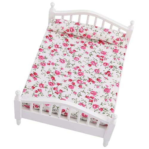 Wedhapy Puppenhausbett Puppenhausbett 6,2 x 4,7 x 3,4 Zoll Lustiges realistisches Puppenbett Kreatives DIY-Spielzeugbett Holzpuppenhausmöbel für Puppenhausdekor Wedhapy Puppenhausbett Puppenhausbett 6,2 x 4,7 x 3,4 Zoll Lustiges realistisches Puppenbett Kreatives DIY-Spielzeugbett Holzpuppenhausmöbel für Puppenhausdekor von Wedhapy