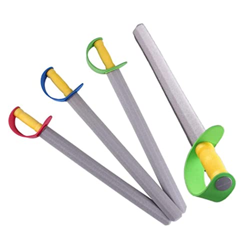 Schaumstoffschwert für Kinder 4 Stück 53 cm lang EVA-Schaumstoffschwert Spielzeug sicheres weiches wasserdichtes Cosplay-Schwert für den Kindergarten Performance-Requisiten Schaumstoffschwerter Schaumstoffschwert für Kinder 4 Stück 53 cm lang EVA-Schaumstoffschwert Spielzeug sicheres weiches wasserdichtes Cosplay-Schwert für den Kindergarten Performance-Requisiten Schaumstoffschwerter von Wedhapy