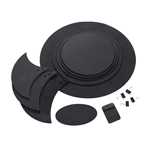 Wedhapy 10PCS Drum Mute Pads Fünf Trommeln DREI Becken Jazz Drum Silencer Pad Drumming Practice Pad Set Drum Dämpfer Wedhapy 10PCS Drum Mute Pads Fünf Trommeln DREI Becken Jazz Drum Silencer Pad Drumming Practice Pad Set Drum Dämpfer von Wedhapy