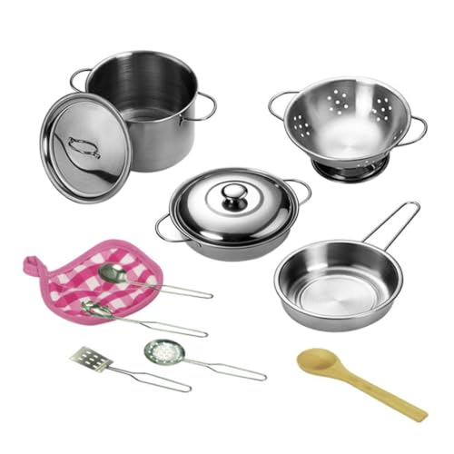 Wedhapy 12 teiliges Kochgeschirr Set für Kleinkinder zum Anziehen Kleiner Koch Zubehör Kochgeschirr Set für Kinder Kleinkinder Spielzeug Wedhapy 12 teiliges Kochgeschirr Set für Kleinkinder zum Anziehen Kleiner Koch Zubehör Kochgeschirr Set für Kinder Kleinkinder Spielzeug von Wedhapy