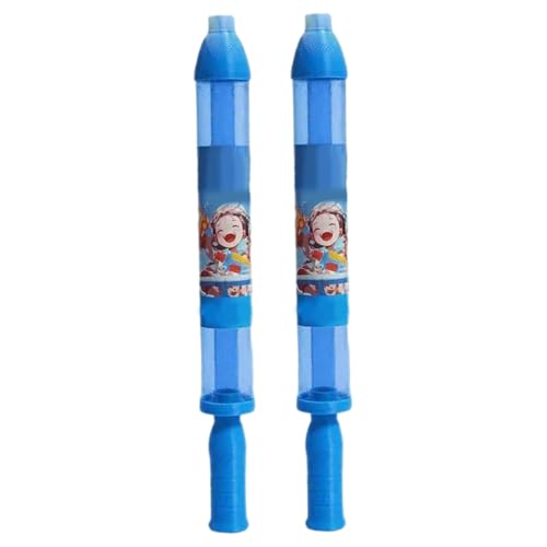 Wedhapy 2pcs Wasserpistole, 17 -Zoll -Pool -Angebote mit Mehreren Löchern, leicht zu ziehen Spielzeugpistole, Feuerwerkstil Wasserspielzeug für Strand, Pool, Innenhof, Outdoor, Blau von Wedhapy