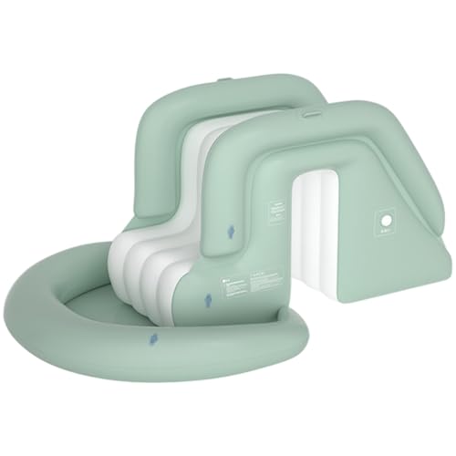 Wedhapy Aufblasbarer Pool-Rutschen, sicherer und lustiger süßer verdickter PVC Anti-Rollover Wasserflut aufblasbare Wasserrutsche für Kinder im Freien, im Innenbereich, Garten Wedhapy Aufblasbarer Pool-Rutschen, sicherer und lustiger süßer verdickter PVC Anti-Rollover Wasserflut aufblasbare Wasserrutsche für Kinder im Freien, im Innenbereich, Garten von Wedhapy