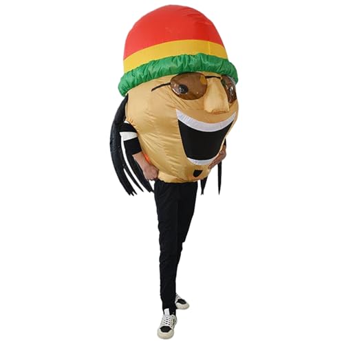 Wedhapy Aufblasbares Kostüm für Erwachsene lustiger Blow -up -Anzug mit Luftgebläse für Halloween Wedhapy Aufblasbares Kostüm für Erwachsene lustiger Blow -up -Anzug mit Luftgebläse für Halloween von Wedhapy