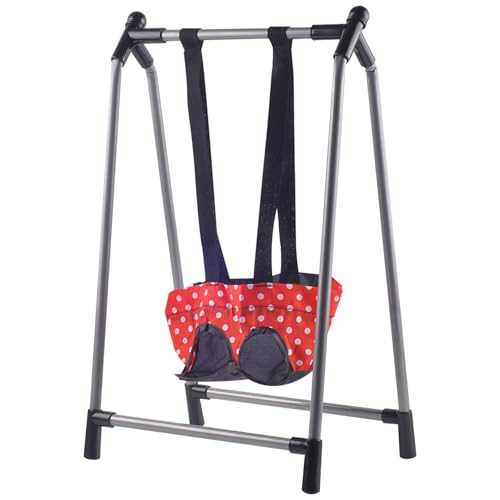Wedhapy Babypuppenschwung, leichte Puppenschwung mit faltbarem Metallständer, süße Babypuppenschwungspielzeug, Babypuppenmöbel, Babypuppenzubehör für Jungen und Mädchen Geschenke Wedhapy Babypuppenschwung, leichte Puppenschwung mit faltbarem Metallständer, süße Babypuppenschwungspielzeug, Babypuppenmöbel, Babypuppenzubehör für Jungen und Mädchen Geschenke von Wedhapy