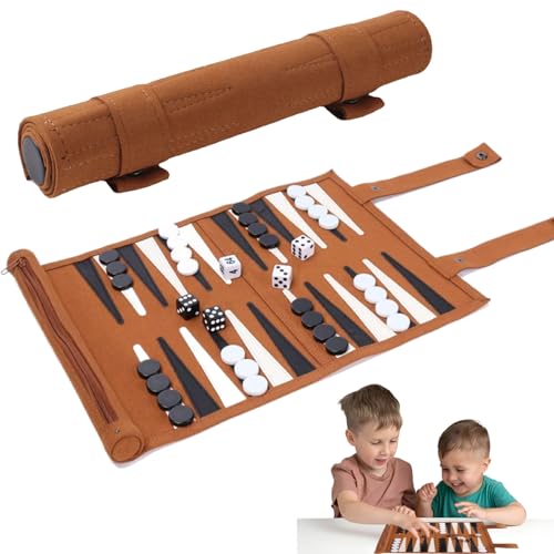 Wedhapy Backgammon Reise 14x9.8 '' Rolling Microfaser Backgammon -Board Easy Setup Secure Travel Set mit Rollbeutel für Schachspiele im Freien Wedhapy Backgammon Reise 14x9.8 '' Rolling Microfaser Backgammon -Board Easy Setup Secure Travel Set mit Rollbeutel für Schachspiele im Freien von Wedhapy