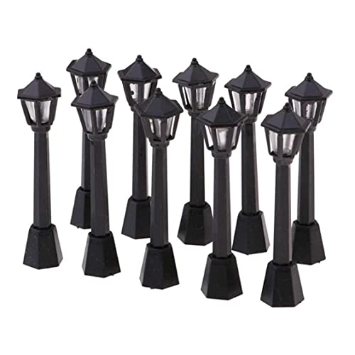 Wedhapy Batterielampenmodell für Fairy Garden Life Szene Dekor, Sunnimix 10pcs 1/12 Dolls House Street Light, Dollhouse Möbel und Accessoires AOD Batterie Lampmodell für Fee Wedhapy Batterielampenmodell für Fairy Garden Life Szene Dekor, Sunnimix 10pcs 1/12 Dolls House Street Light, Dollhouse Möbel und Accessoires AOD Batterie Lampmodell für Fee von Wedhapy