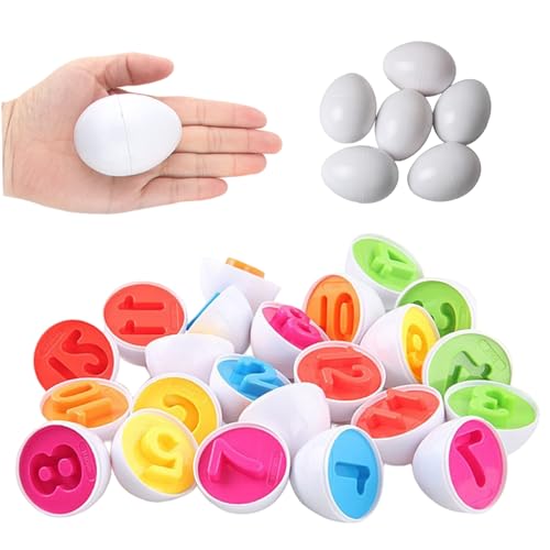 Wedhapy Form Sortierer für Kleinkinder 1-3, 12pcs passende Eier Bauen in der Anzahl, Form & Farbsortierspielzeug, Bildungsspielzeug-Eier für Kindergeburtstagsfeier Geschenke Wedhapy Form Sortierer für Kleinkinder 1-3, 12pcs passende Eier Bauen in der Anzahl, Form & Farbsortierspielzeug, Bildungsspielzeug-Eier für Kindergeburtstagsfeier Geschenke von Wedhapy