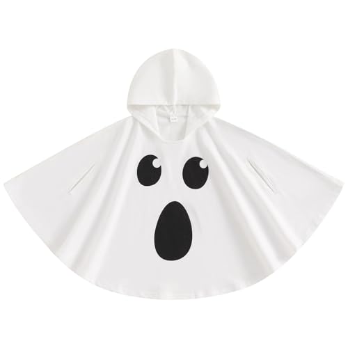 Wedhapy Geisterkostüm für Kleinkinder, Geisterumhang mit Kapuze, Halloween-Kostüme für Kinder, Kleinkinder, Babys, Jungen und Mädchen, Cosplay-Outfits, passend für Körpergröße 80 cm Wedhapy Geisterkostüm für Kleinkinder, Geisterumhang mit Kapuze, Halloween-Kostüme für Kinder, Kleinkinder, Babys, Jungen und Mädchen, Cosplay-Outfits, passend für Körpergröße 80 cm von Wedhapy