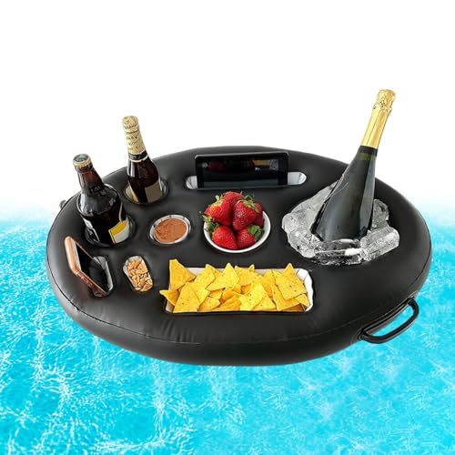 Wedhapy Getränkehalter für den Pool Getränkehalter für den Pool aufblasbares Tablett aus PVC Wasserversorgung aufblasbarer Getränkehalter für die Poolparty im Sommer Wedhapy Getränkehalter für den Pool Getränkehalter für den Pool aufblasbares Tablett aus PVC Wasserversorgung aufblasbarer Getränkehalter für die Poolparty im Sommer von Wedhapy