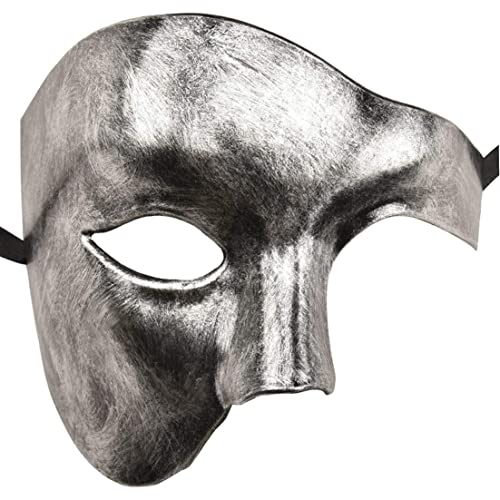 Wedhapy Halloween-Maske Phantom der Oper Maske Herrenmaske Maskenballmaske Phantom der Oper Halbmaske Wedhapy Halloween-Maske Phantom der Oper Maske Herrenmaske Maskenballmaske Phantom der Oper Halbmaske von Wedhapy