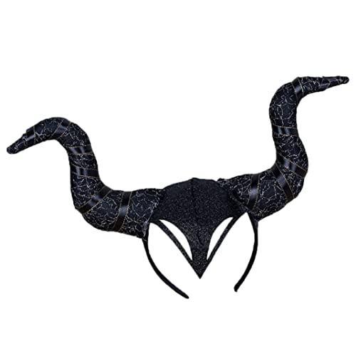 Wedhapy Halloween Teufelshörner Teufelshörner Stirnband Halloween Kostüme Hörner Hut Maleficent Hörner Deluxe Kopfbedeckung für Frauen Mädchen Erwachsene Schwarz Wedhapy Halloween Teufelshörner Teufelshörner Stirnband Halloween Kostüme Hörner Hut Maleficent Hörner Deluxe Kopfbedeckung für Frauen Mädchen Erwachsene Schwarz von Wedhapy