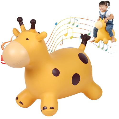 Wedhapy Kinder Fahren auf Spielzeug, Giraffe Bouncy Horse hüpfen aufblasbare Tiere im Freien im Freien Innenhaupt Bouncer Hoping Spielzeuggeschenke für Jungen und Mädchen 18 Monate+ Wedhapy Kinder Fahren auf Spielzeug, Giraffe Bouncy Horse hüpfen aufblasbare Tiere im Freien im Freien Innenhaupt Bouncer Hoping Spielzeuggeschenke für Jungen und Mädchen 18 Monate+ von Wedhapy
