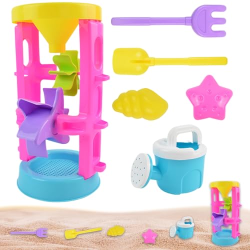 Wedhapy Kleinkind Beach Toys Sand Toys Beach Essentials 6pcs/Set Interactive Elternkind Bunte Bauchmuskeln Sandspielzeug Developmental Dicked Smooth Sommer Outdoor-Spielzeug für Kinder von Wedhapy