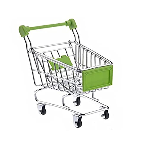 Wedhapy Mini Einkaufswagen Maschine Dollhouse Accessorie Kinderspielzeughausmöbel Kreative Speicherwerkzeuge von Wedhapy