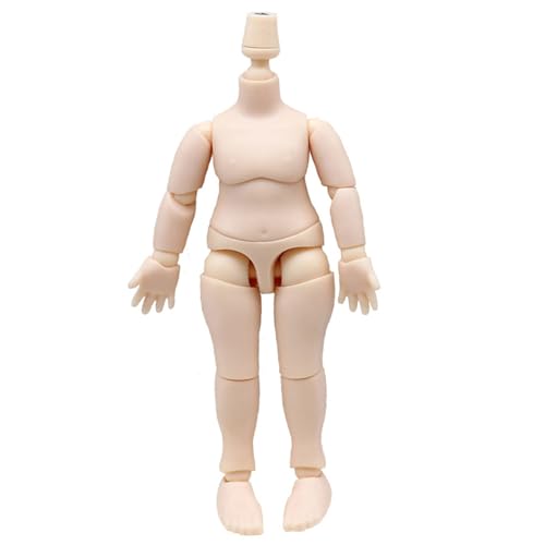 Wedhapy Puppenkörper, 10, 4 cm (1/12) Actionfiguren-Ersatz, Puppenzubehör Puppenzubehör mit beweglichem Gelenk, milchig von Wedhapy