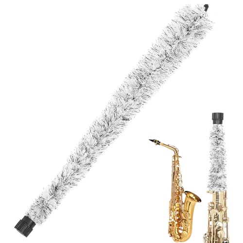 Wedhapy Reinigungsbürste für Altsaxophon mit Gummispitze stark saugfähig 21-Zoll-Saxophontupfer mit Griff Baumwollseil dichtes Saxophonzubehör Saxophon-Reinigungsset Wedhapy Reinigungsbürste für Altsaxophon mit Gummispitze stark saugfähig 21-Zoll-Saxophontupfer mit Griff Baumwollseil dichtes Saxophonzubehör Saxophon-Reinigungsset von Wedhapy