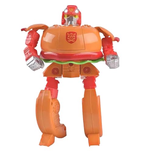 Wedhapy Roboter -Zappelspielzeug, DIY -Lebensmittel verformbare Verformbare Cubes Early Educational Brain Blocks Spielzeug für Erwachsene Kinder (Hamburger) von Wedhapy