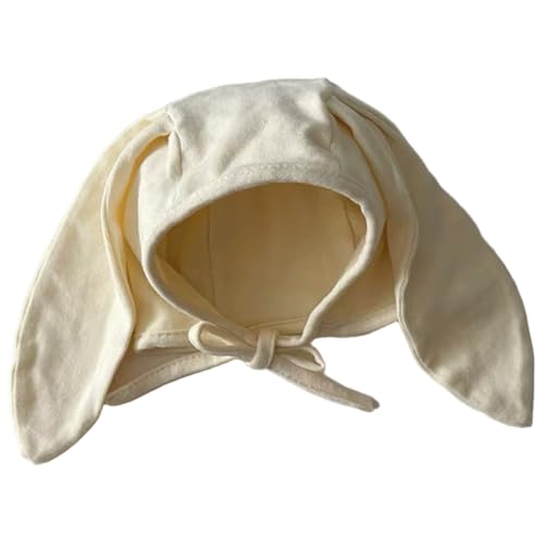 Wedhapy Tierhut Hasenmütze süße weiche Baumwolle Hasenohrenmütze langohrige kleine Kaninchen-Plazenta-Kappe mit Krawatte für Cosplay Halloween-Partyzubehör cremefarben Wedhapy Tierhut Hasenmütze süße weiche Baumwolle Hasenohrenmütze langohrige kleine Kaninchen-Plazenta-Kappe mit Krawatte für Cosplay Halloween-Partyzubehör cremefarben von Wedhapy