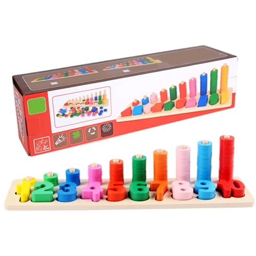 Wedhapy Zahlenrätsel, Holzform -Sorter -Spielzeug, Bildungsstapelspielzeug für Kleinkinder 6 Monate +, Geburtstagsgeschenke Wedhapy Zahlenrätsel, Holzform -Sorter -Spielzeug, Bildungsstapelspielzeug für Kleinkinder 6 Monate +, Geburtstagsgeschenke von Wedhapy