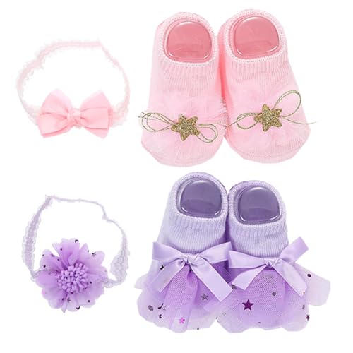Wedhapy Zubehör für Reborn-Puppen 2 Sets passend für die meisten Babypuppen-Zubehörteile 2 Haarbänder mit Schleifen für Baby-Mädchen und 2 Paar Socken weiches Baumwoll-Kleidungsset für Mädchen Schuhe Wedhapy Zubehör für Reborn-Puppen 2 Sets passend für die meisten Babypuppen-Zubehörteile 2 Haarbänder mit Schleifen für Baby-Mädchen und 2 Paar Socken weiches Baumwoll-Kleidungsset für Mädchen Schuhe von Wedhapy