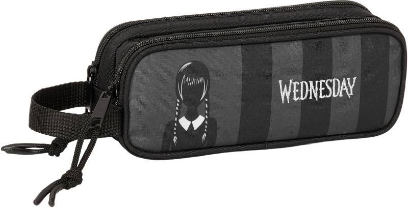 Wednesday Doppel-Federmäppchen, Schwarz von Wednesday