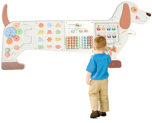 Aktivitätsplatten an der Wand, beschäftigtes Brett: Montessori sensorisches Spielzeug für kleine Hunde, Lernzentrum, Kindergarten, unverzichtbares Spielzimmer Aktivitätsplatten an der Wand, beschäftigtes Brett: Montessori sensorisches Spielzeug für kleine Hunde, Lernzentrum, Kindergarten, unverzichtbares Spielzimmer von Wednik