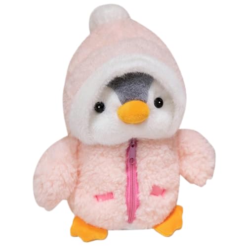 Gefüllter Penguin -Plüsch, Pinguin Plüsch, süßes gefülltes Tier mit Hut und Kleidung 10 kuschelige Weihnachten für die Weihnachtsfeier Winterverzierung, Stil 1 von Weduspaty