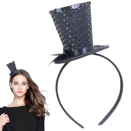 Weduspaty Top-Hut, Schwarz, Karneval, Themenparty, Abschlussball, Proms, Unisex-Erwachsene, Jugendliche Weduspaty Top-Hut, Schwarz, Karneval, Themenparty, Abschlussball, Proms, Unisex-Erwachsene, Jugendliche von Weduspaty