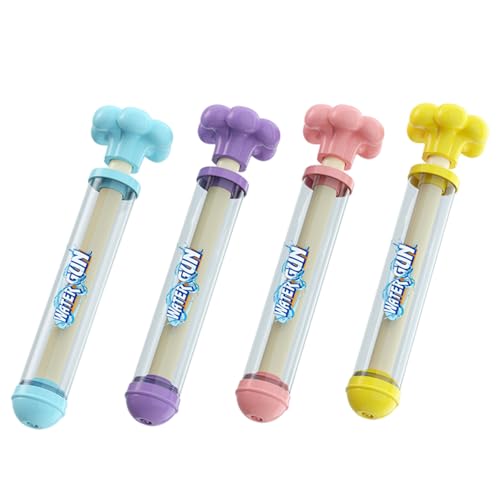 Wasserpistole, 4pcs Wasserpistole für Kinder, Romantisches Feuerwerk Squirter Gun, sichere und lustige Plastikwässerung für Pool Beach Partyunterhaltung, gemischte Farbe Wasserpistole, 4pcs Wasserpistole für Kinder, Romantisches Feuerwerk Squirter Gun, sichere und lustige Plastikwässerung für Pool Beach Partyunterhaltung, gemischte Farbe von Weduspaty