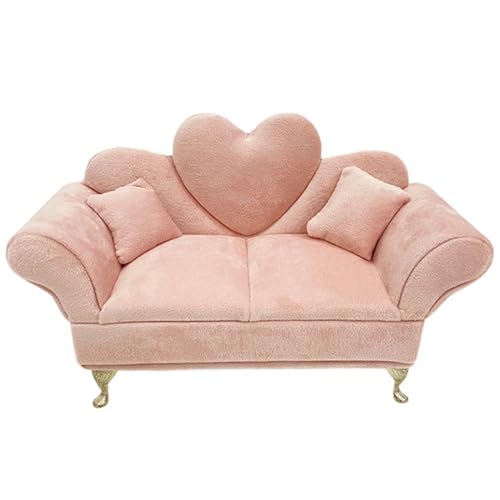 Weduspaty Doll Couch, Puppenhausmöbel, süße Puppencouch Schmuckschatulle, weiche Samtschmuckschachtel, 1/6 Miniaturpuppenhauszubehör für Mädchen und Frauen Geschenk Weduspaty Doll Couch, Puppenhausmöbel, süße Puppencouch Schmuckschatulle, weiche Samtschmuckschachtel, 1/6 Miniaturpuppenhauszubehör für Mädchen und Frauen Geschenk von Weduspaty