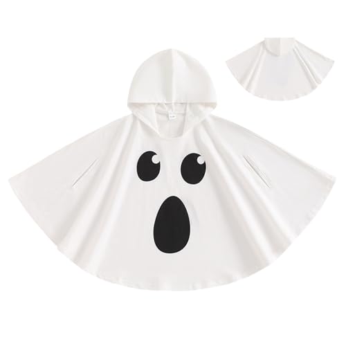 Weduspaty Ghost Costume Kleinkind, Kleinkind Ghost Kostüm Baumwolle Cloak Halloween Kostüme für Jungen Mädchen Cosplay -Outfits für Kinder im Alter von 18 bis 24 Monaten geeignet Weduspaty Ghost Costume Kleinkind, Kleinkind Ghost Kostüm Baumwolle Cloak Halloween Kostüme für Jungen Mädchen Cosplay -Outfits für Kinder im Alter von 18 bis 24 Monaten geeignet von Weduspaty