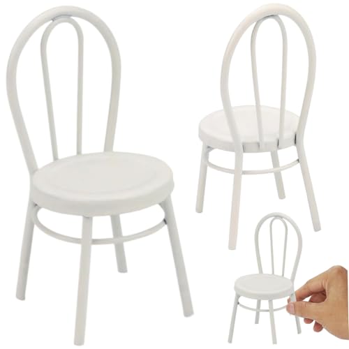 Weduspaty Mini -Stuhl, 2PCS Mini -Stuhl, Metall Bistro Dollhouse Möbel Realistisch 1 12 Skala Dollhouse Möbel für Esszubehör Weduspaty Mini -Stuhl, 2PCS Mini -Stuhl, Metall Bistro Dollhouse Möbel Realistisch 1 12 Skala Dollhouse Möbel für Esszubehör von Weduspaty