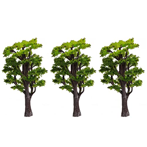 Weduspaty Modellbäume Miniatur -Eisenbahngebäude Landschaftsbäume für Geburtstagstorten Topper Dekoration, Modellbäume von Weduspaty