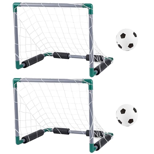 Weduspaty Pool -Fußball, Wasserfußball -Set Sommerkühlung Floating Pool Soccer umfasst 2 Tore, 2 Bälle und 1 für Erwachsene und Familie von Weduspaty