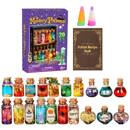 Weduspaty Potion Kit, Kinder Trankgeist Kit DIY mit Flaschen und Accessoires für Halloween -Geburtstagsspielzeug Familienaktivitäten Party Gefälligkeiten Weduspaty Potion Kit, Kinder Trankgeist Kit DIY mit Flaschen und Accessoires für Halloween -Geburtstagsspielzeug Familienaktivitäten Party Gefälligkeiten von Weduspaty