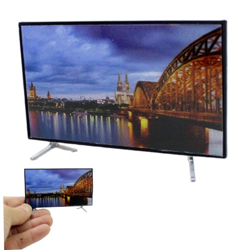 Weduspaty Spielzeugfernseher, Puppenhausmöbel, 1:12 Spielzeugfernseher, lebensechter Puppenhausfernsehen, 3, 3 x 1, 8 Zoll Miniaturmöbel für DIY -Enthusiasten Weduspaty Spielzeugfernseher, Puppenhausmöbel, 1:12 Spielzeugfernseher, lebensechter Puppenhausfernsehen, 3, 3 x 1, 8 Zoll Miniaturmöbel für DIY -Enthusiasten von Weduspaty