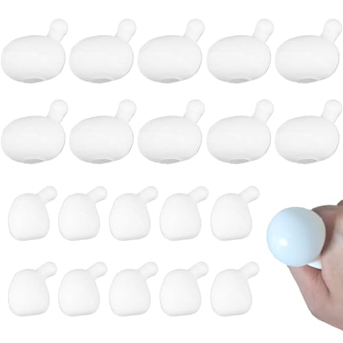 Weduspaty Stressspielzeug, Stressball 20 PCs Spuckblasen Squeeze Spielzeug innerer Reliefbällchen Ersatz für Quetschungen für Kinder und Erwachsene (10 x groß, 10 x klein) von Weduspaty
