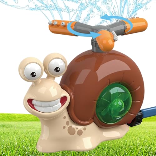 Weduspaty Wassersprinkler für Kinder, Sprinkler für Yard Kinder Schnecken Summer Yard Water Sprinkler 360-Grad Revolving for Garden Rasen Weduspaty Wassersprinkler für Kinder, Sprinkler für Yard Kinder Schnecken Summer Yard Water Sprinkler 360-Grad Revolving for Garden Rasen von Weduspaty