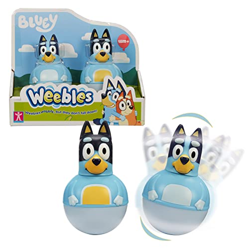 WEEBLES, Giochi Preziosi WEU002 Figuren, 2 Figuren Bluey, Culbuto, Spielzeug für Kinder ab 1 Jahr WEEBLES, Giochi Preziosi WEU002 Figuren, 2 Figuren Bluey, Culbuto, Spielzeug für Kinder ab 1 Jahr von Weebles