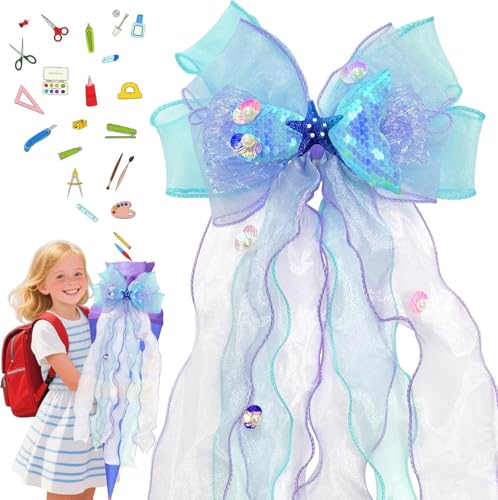 Wefaly Schultütenschleife Meerjungfrau,60×20cm Zuckertüten Schultütenschleife,Schultüte Schleife Zuckertütenschleife Deko,Schultütenschleife Schultüte für Mädchen Junge,Schulanfang Einschulung Deko Wefaly Schultütenschleife Meerjungfrau,60×20cm Zuckertüten Schultütenschleife,Schultüte Schleife Zuckertütenschleife Deko,Schultütenschleife Schultüte für Mädchen Junge,Schulanfang Einschulung Deko von Wefaly
