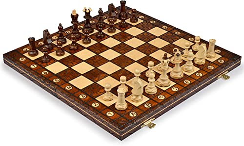 Schach Schachspiel: Junior European International - Schachfiguren & Schachbrett aus Holz - Handgefertigt in Polen Schach Schachspiel: Junior European International - Schachfiguren & Schachbrett aus Holz - Handgefertigt in Polen von Wegiel