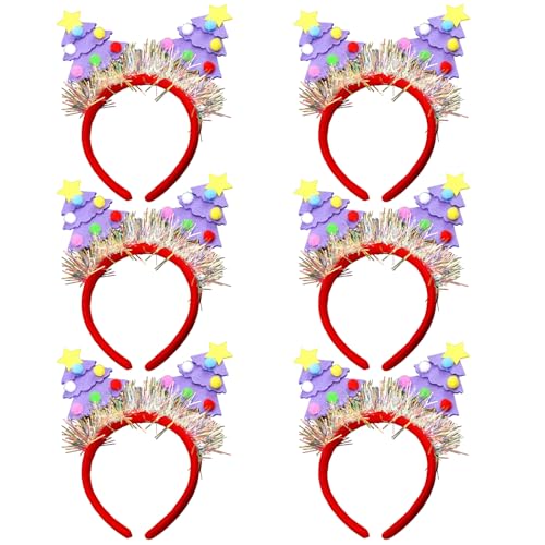 Wegiwuca 6PCS Kids Christmas Stirnbänder Erwachsener Weihnachtsmann Office Party Dekoration Für Familienversammlungen Und Schulveranstaltung Wegiwuca 6PCS Kids Christmas Stirnbänder Erwachsener Weihnachtsmann Office Party Dekoration Für Familienversammlungen Und Schulveranstaltung von Wegiwuca