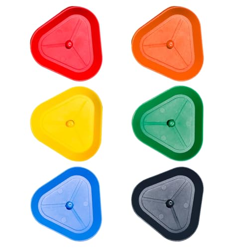 Wegiwuca 6PCS Triangular Form Spielen Kartenhalter Rack Game Card Ständer Spielkartenhalter Helfer Für Die Organisation Von Karten von Wegiwuca