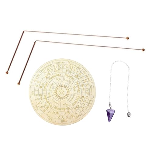 Wegiwuca Handwerksdienste Stangen Mit Kristallpendel Und Wahrsagungsbrett Für Spirituelle Erkundungsschatzwasser Göttlich Wegiwuca Handwerksdienste Stangen Mit Kristallpendel Und Wahrsagungsbrett Für Spirituelle Erkundungsschatzwasser Göttlich von Wegiwuca