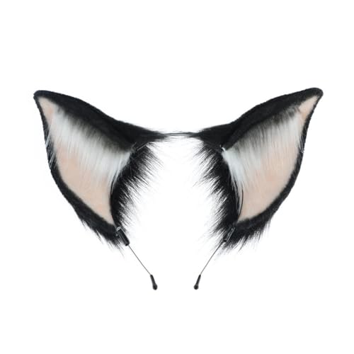 Wegiwuca Künstliche Fledermaus Ohr Stirnband Cosplay Kostüm Haarhoop Masquerades Party Haarband Anime Kopfwege Rollenspiel Accessoire von Wegiwuca