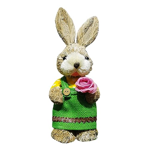 Wegiwuca Künstlicher stehender Strohhalm, Oster-Party-Dekoration, stehendes Ornament, 25 cm, festliche Party-Layout-Requisiten, 25 cm, Osterdekorationen für Baum, Outdoor-Osterdekorationen Wegiwuca Künstlicher stehender Strohhalm, Oster-Party-Dekoration, stehendes Ornament, 25 cm, festliche Party-Layout-Requisiten, 25 cm, Osterdekorationen für Baum, Outdoor-Osterdekorationen von Wegiwuca