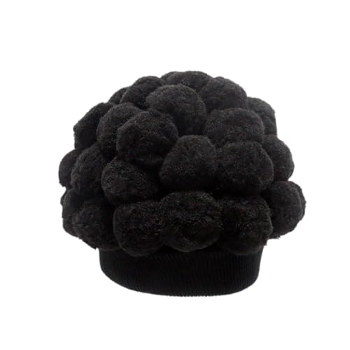 Wegiwuca Lustige Blumenkohlkappe Strickhut Für Halloween Party Festival Neuheit Pullover Frauen Streich Kostüm Kopfbedeckung von Wegiwuca