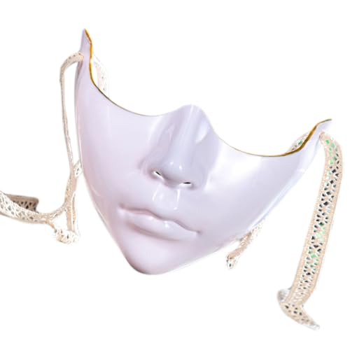 Wegiwuca Maskerade Halbgesichtsabdeckung Für Frauen Männer Maskerade Augenbedeckung Mundabdeckung Halloween Kostümdekoration Für Karnivale Wegiwuca Maskerade Halbgesichtsabdeckung Für Frauen Männer Maskerade Augenbedeckung Mundabdeckung Halloween Kostümdekoration Für Karnivale von Wegiwuca