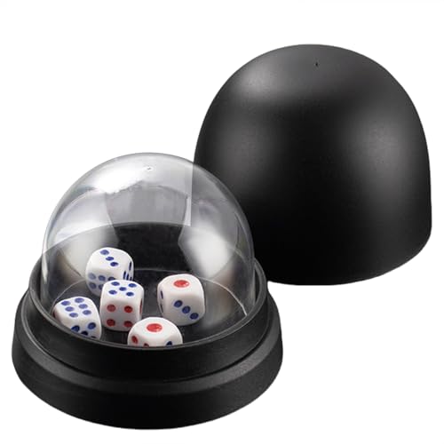 Wegiwuca Zuverlässigkeit Dices Rolling Cups Dices Cup Mit 5 Dices Verhindern Betrug Dices Basisspiel Für Die Verwendung von Wegiwuca